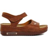 Aryan Ayakmod 07-109 Rr Taba Kadın Dolgu Topuk Sandalet