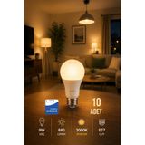 Aryes 9W 880 Lümen E27 LED Ampul 3000 Kelvin Sarı Işık