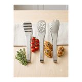 Aryıldız 3 lü Çelik Salata Pasta Börek Maşa Servis Seti