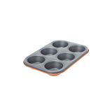 Aryıldız 6'lı Turuncu Granit Muffin Kalıbı