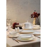 Aryıldız AR252963 Hn Vanessa 60 Parça Platin Porselen Yemek Takımı