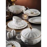 Aryıldız Ar34006 Lotus Bone 60 Parça Porselen Yemek Takımı