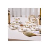 Aryıldız Aurelia Gold 12 Parça 6 Kişilik Kahve Fincan Takımı 90 ml