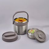 Aryıldız Bento Lunch Box Yemek Termosu Yuvarlak Steel 1400 ml AR262283