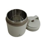Aryıldız Bento Yuvarlak Lunch Box Yemek Termosu Bej 420 Ml Bej