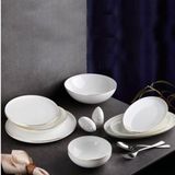 Aryıldız Bone China Gold 54 Parça 12 Kişilik Yemek Takımı