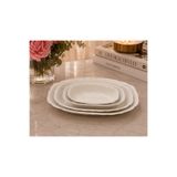 Aryıldız Bone Porselen 4 lü Derin Salata Ve Meze Tabağı Oval