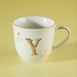 Aryıldız Chique Harfli Kupa Y 300 ml - 010 - Beyaz