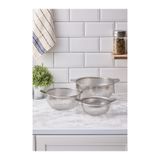 Aryıldız Çok Amaçlı Kulplu Paslanmaz Çelik Tel Süzgeç 3'lü Set, 18cm - 22cm - 26cm