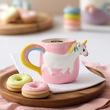 Aryıldız Cozy Unicorn Figürlü Kupa 500 ml - Pembe