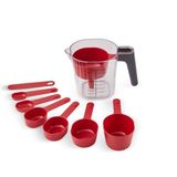 Aryıldız Dailytools Ölçü Kabı Ve Ölçü Kaşık Seti Renkli Mutfak Ölçüm Seti