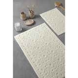 Aryıldız Home Aryıldızhome Banyo Halısı 2 Li Set Levina Krem