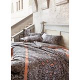 Aryıldız Home Chambers Brown Saten Çift Kişilik Nevresim Takımı 200X220 - Kahverengi - 200 x 220 cm