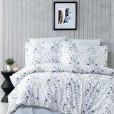 Aryıldız Home Saten Baskılı Nevresim Takımı Çift Kişilik Aqua - 001-Renkli - 240 x 260 cm