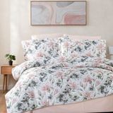 Aryıldız Home Saten Baskılı Nevresim Takımı Çift Kişilik Lily - 001-Renkli - 240 x 260 cm