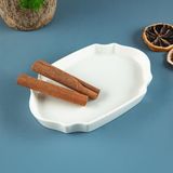 Aryıldız Lunar Kare Oval Servis Tabağı 15 cm Renkli Desenli