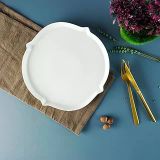 Aryıldız Lunar Yuvarlak Servis Tabağı Renkli Desenli 27 Cm