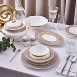 Aryıldız Majestic 60 Parça 12 Kişilik Yemek Takımı