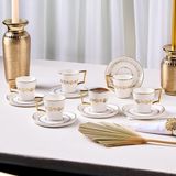 Aryıldız Marilla 12 Parça 6 Kişilik Kahve Fincan Takımı 90 ml - Renkli