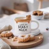 Aryıldız Mood Ayıcık Figürlü Kupa 315 ml - 001 - Beyaz