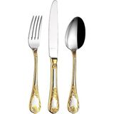 Aryıldız Pera Prestige Plus 89 Parça Mobilyalı Çatal Kaşık Bıçak Takımı - Gold