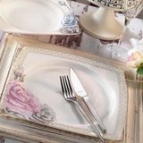 Aryıldız Prestige 29 Parça 6 Kişilik Kare Porselen Yemek Takımı