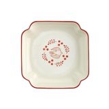 Aryıldız Red Bird Köşeli Tabak 19 cm