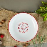 Aryıldız Red Bird Tabak 20 cm - Beyaz