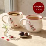 Aryıldız Rosella 2’li Seramik Kupa Kırmızı 150 ml