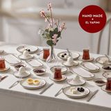 Aryıldız Rosella Yeşil 6 Kişilik 36 Parça Seramik Kahvaltı Takımı