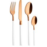 Aryıldız Soho Prestige 24 Parça Beyaz Bronz Çatal Bıçak Takımı