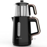 Aryıldız Tea Perfect Siyah Bakır Çay Makinesi