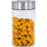 Aryıldız Timeless 1000 ml Cam Kavanoz Şık Tasarım ve Dayanıklı Metal Kapak ile Geniş Hacim