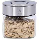 Aryıldız Timeless 400 ml Cam Kavanoz Şık Tasarım ve Metal Kapak ile Yiyeceklerinizi Korur