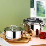 Aryıldız Touch Cook Kanka 6+4 lt Gümüş Düdüklü Tencere Seti