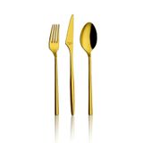 Aryıldız Trendy Gold Pvd 89 Parça Altın Çatal Kaşık Bıçak Takımı Ar223437