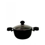 Aryıldız T/T Core 24 cm Siyah Granit Kısa Tencere