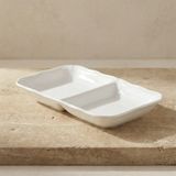 Aryıldız Voyage 2 Bölmeli Servis Tabağı 17 cm - beyaz