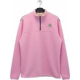 ARZ Kadın Pembe Fermuarlı Dik Yaka Polar Sweat - XL