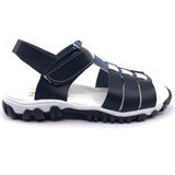 ARZEN 4005 Şeritli Erkek Çocuk Sandalet Ayakkabı - Lacivert-Mavi