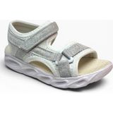Arzen Bebe 223-26 Simli Cırtlı Anatomik Kız Çocuk Sandalet 31-35 - Gümüş