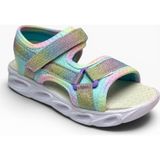 Arzen Bebe 223-26 Simli Cırtlı Anatomik Kız Çocuk Sandalet 31-35 - Renkli