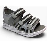 Arzen Bebe 231-26 3 Cırtlı Anatomik Çocuk Sandalet Gri Gümüş 31-35