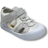 Arzen Bebe 232-26 Anatomik Simli Cırtlı Kız Çocuk Sandalet 19-23 - Gümüş