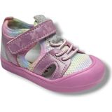 Arzen Bebe 232-26 Anatomik Simli Cırtlı Kız Çocuk Sandalet 19-23 - Pembe