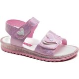 Arzen Bebe Kız Çocuk Sandalet Simli Pembe Konforlu Tasarım Ergonomik Yapı ile Dayanıklı