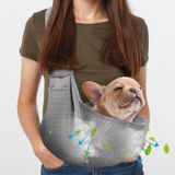 ARZQUT Köpek Taşıyıcı Askı - Ultra Nefes Alabilir Geri Dönüşümlü Köpek Taşıma Çantası, Saklama Cebi, Seyahat Güvenliği Koşum, Küçük Köpekleri ve Kedileri Taşımak için El Serbest Köpek Askı Taşıyıcı, Köpek ve