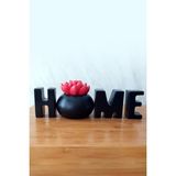 Arzu Ak Home. Ev Dekorasyon. Aksesuar. Biblo. Dresuar Dekorasyonu. Tealight Set - Siyah - 5 Adet