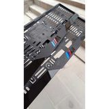 Arzuca Konsept BMW M Uyumlu Pleksi Karbon Pleksi Plakalık | BMW M Logo Plakalık | BMW plakalık