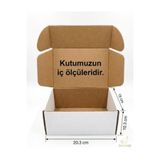 ArzuDesign 20X15X10 Kalın Gramajlı 50 adet E Ticaret ve Kargo Kutusu